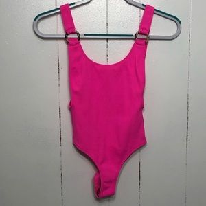 TopShop Pink One Piece Swimsuit NWT
